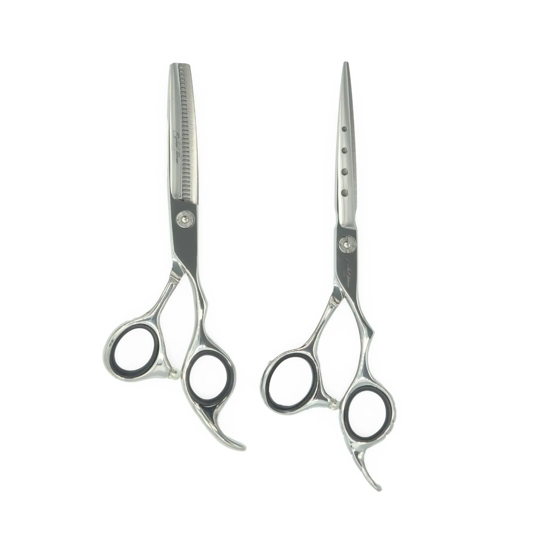 Pack Ciseaux Droits Prestigius 6' et Ciseaux Sculpteurs Haut De Gamme 5.5' - Raphaël Perrier