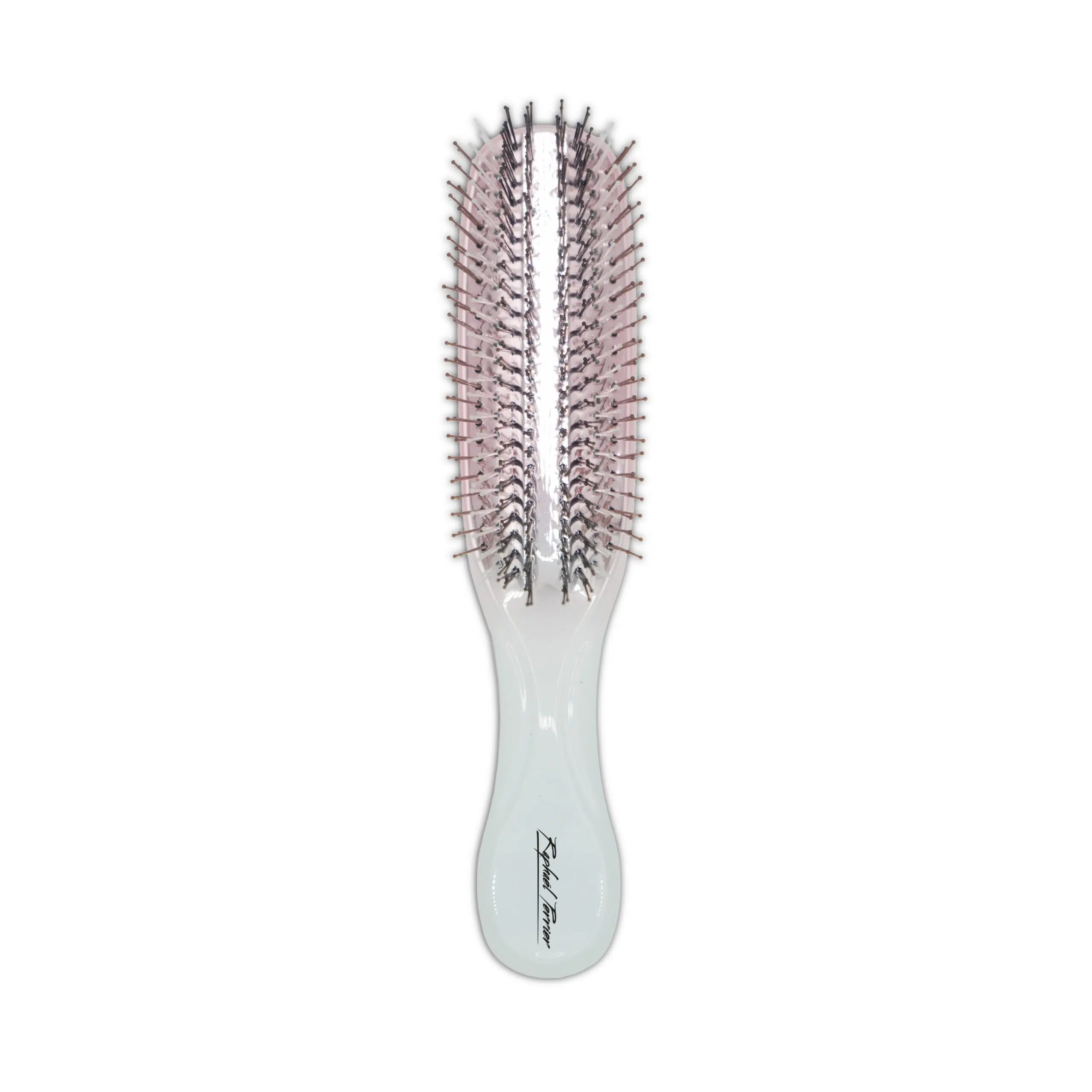 Brosse Cuir Chevelu - Grand modèle - Blanc et rose nacré - Raphaël Perrier