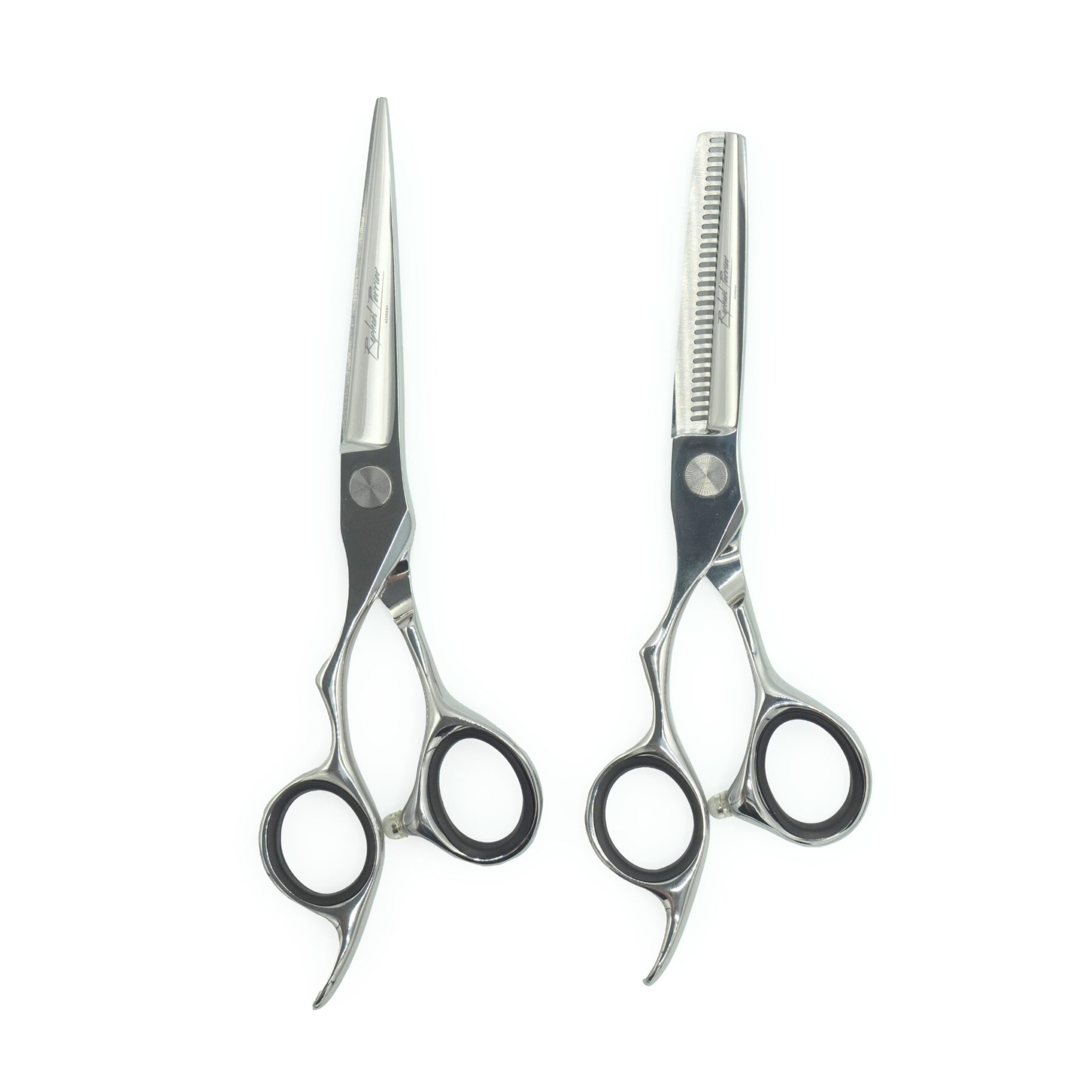 Pack Ciseaux Gauchers Prestigius 6' et Ciseaux Sculpteurs Haut De Gamme 5.5' - Raphaël Perrier