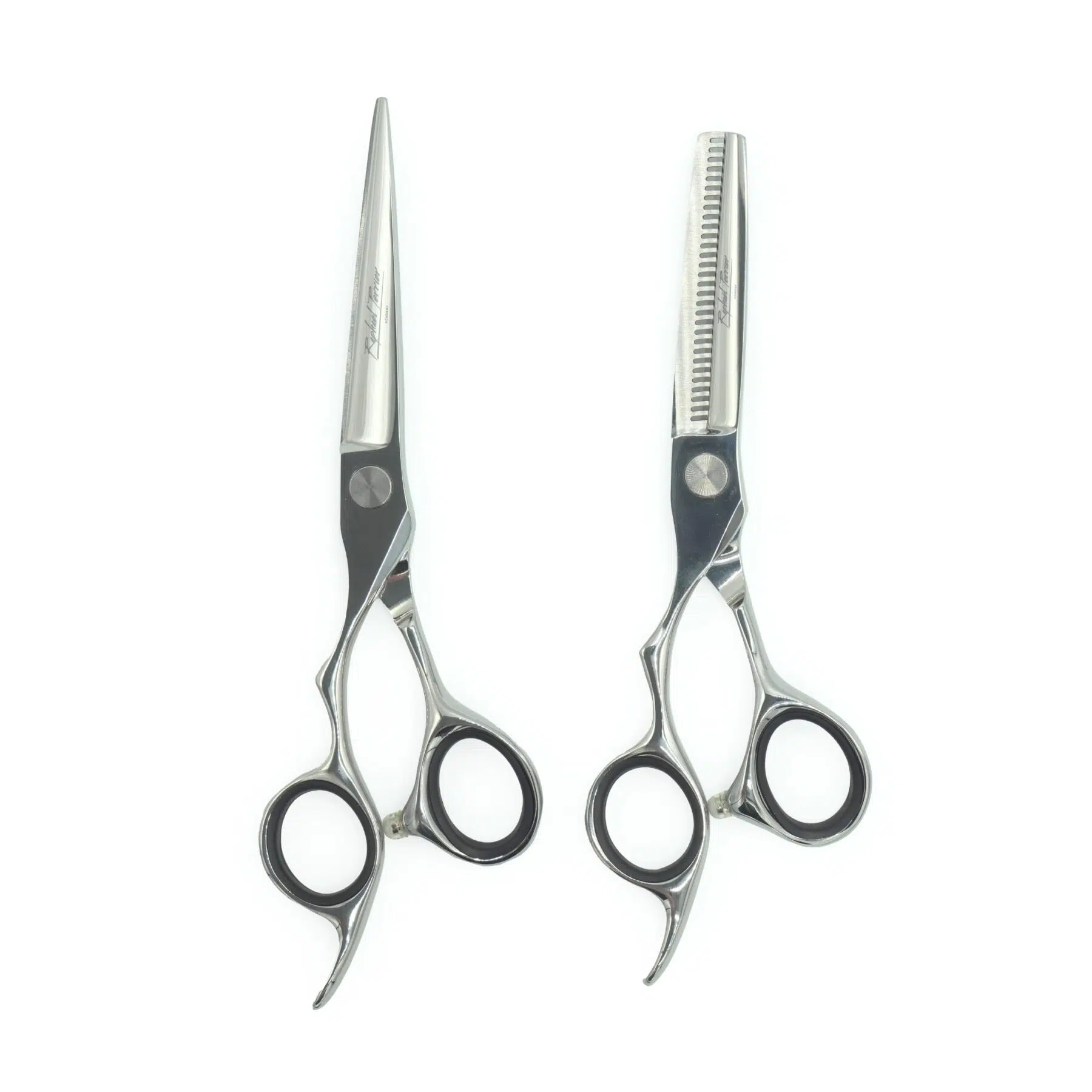 Pack Ciseaux Gauchers Prestigius 6' et Ciseaux Sculpteurs Haut De Gamme 5.5' - Raphaël Perrier