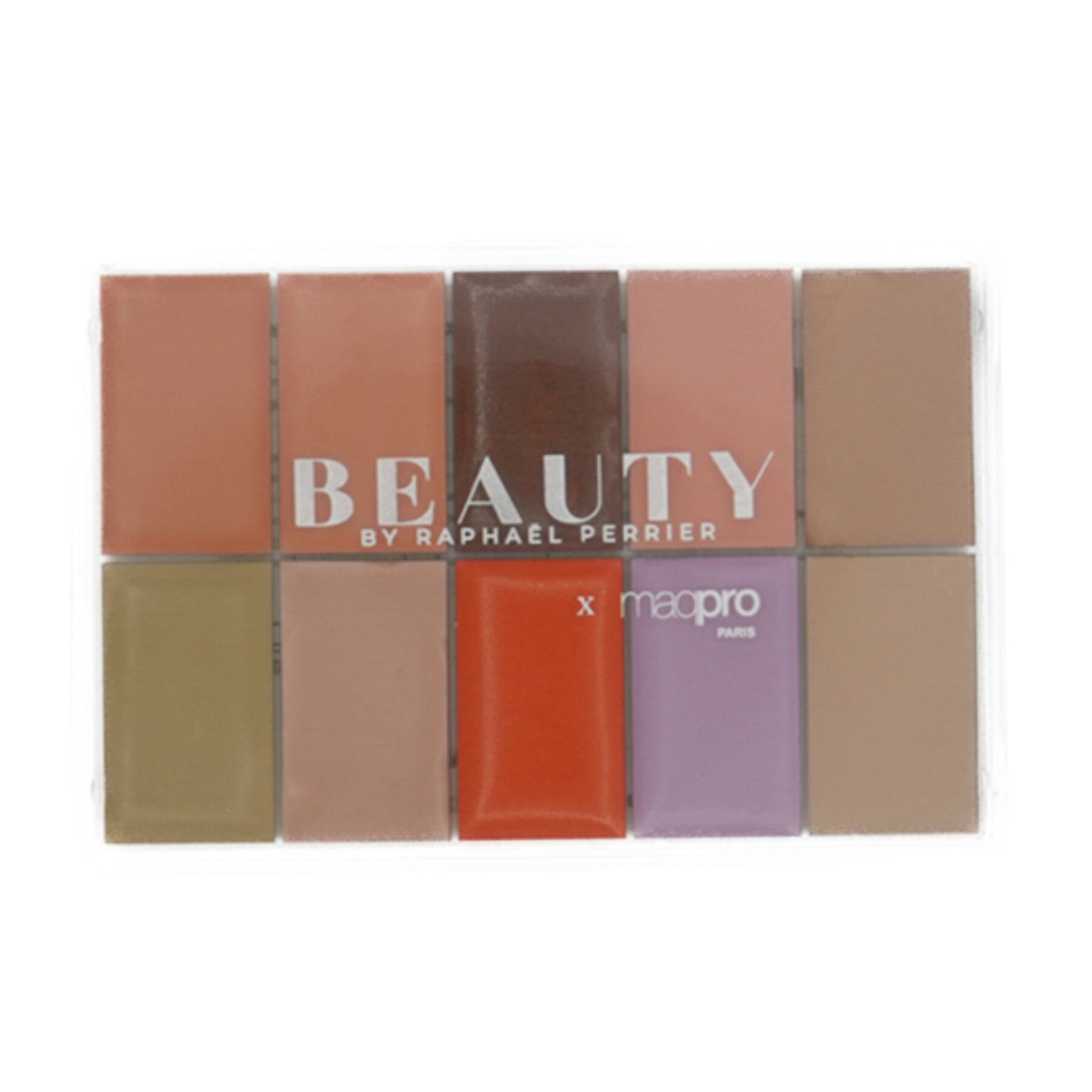 Mini palette slim fard crème 10 couleurs ''Correcteurs'' - Beauty by Raphaël Perrier