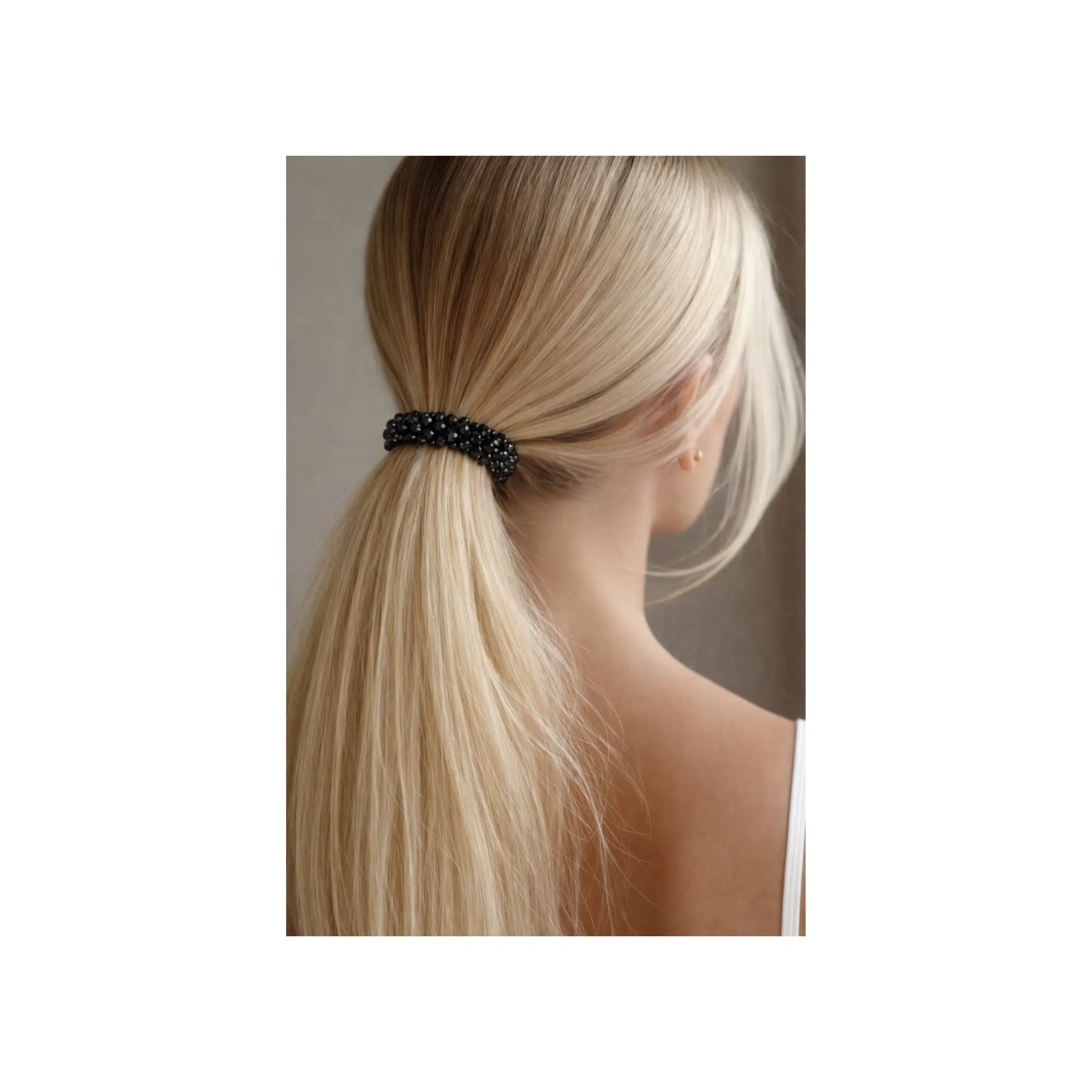 Chouchou Noir Shiny Raphaël Perrier – Image 3